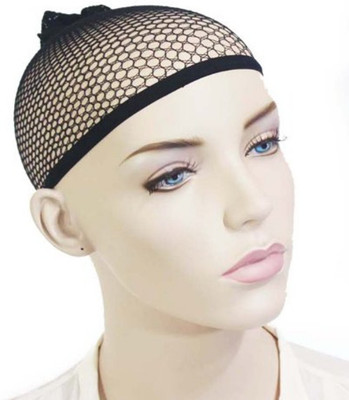 Air Flow Strechable Net Hair Wig Weaving Cap Bun(Black) available at flipkart for Rs.278