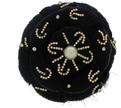 

Anuradha Art Jewellery Bun Pin Bun Clip(Black)