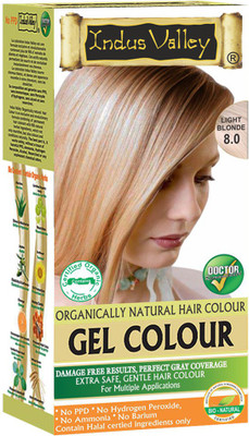 

Indus Valley Organically Natural Gel Light Blonde 8.0 Hair Color(Light Blonde)