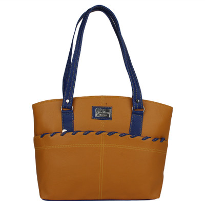

Futureworld Hand-held Bag(Brown, Blue), Blue;brown