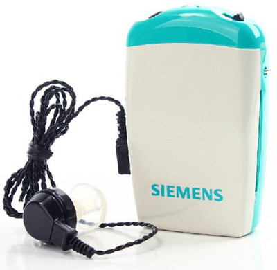 

Siemens AMIGA 172 With 1 Extra Wire And 1 Receiver Pocket Model Hearing Aid(White, Blue)