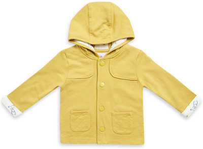 

Mini Klub Full Sleeve Solid Baby Boys Jacket, Yellow
