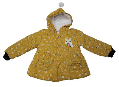 

Cheeseling Full Sleeve Floral Print Baby Girl's Jacket, Multicolor