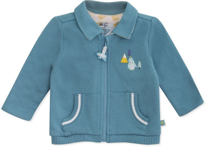 

Mini Klub Full Sleeve Solid Baby Boys Jacket, Blue