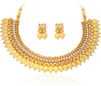 

Alysa Copper Jewel Set(Gold, White)