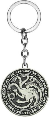 

Shubheksha Game Of Thrones Fire and Blood Targaryen Grey Metallic Key Chain