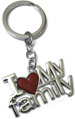 

Shubheksha I Love My Family Metallic Key Chain