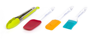 

Core 13632 4PCS Silicone tools set -Barcelona Multicolor Kitchen Tool Set(Multicolor)