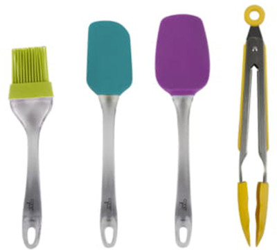 

Core 13630 4PCS Silicone tools set - Tunis Multicolor Kitchen Tool Set(Multicolor)