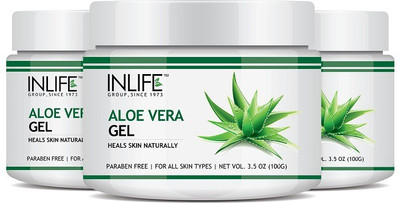 

Inlife Natural Aloe Vera Face Gel (3-Pack)(100 g)