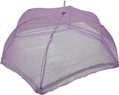 

LooMantha Polyester Infants Exculsive design baby mosquito net 1.4 Mosquito Net(Purple)