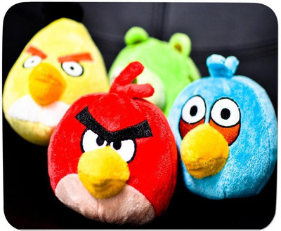 

GMX Mouse Pads for Computer, Laptop Angry Birds print for pc, gaming & work - Cheap mouse pads - S.No : 0020 Mousepad(Multicolor)