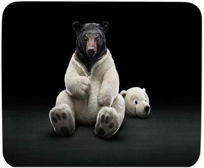 

GMX Best Mouse Pads for Laptop Bear print for Gaming & work - Cheap mouse pads - S.No : 0007 Mousepad(Multicolor)