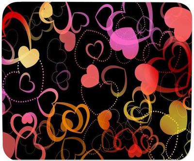 

GMX Cheap Mouse Pads for PC, Laptop Love Hearts print for Daily use - mouse pads under 101 - S.No : 0018 Mousepad(Multicolor)