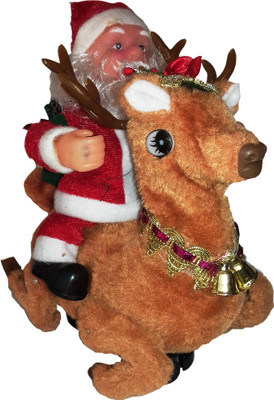 

kidoz kingdom SANTA WITH REINDEER - MUSICAL AND MOVING TOY(Multicolor)
