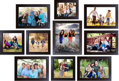

Trends on Wall Acrylic Photo Frame(Brown, 10 Photos)