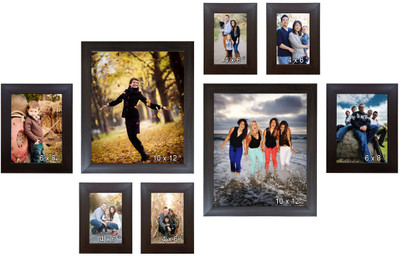 

Trends on Wall Acrylic Photo Frame(Brown, 8 Photos)
