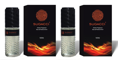 

Sugacci Stylish & Attractive Unisex Perfume Bottles with International Fragrance of VIVO- Pack of 2 - 50ml x 2 - Eau de Parfum - 100 ml(For Men & Women)