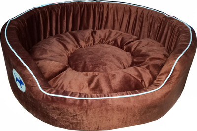 

Petshop7 Ultra.soft.copper.brown.Large.Dog Bed L Pet Bed(Brown)