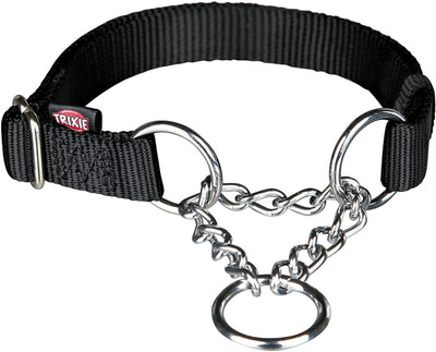 

Trixie Premium Choke s-m Dog Collar & Chain(, Black