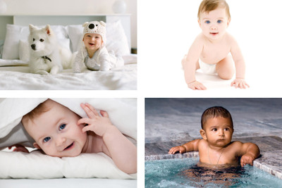 

Cute Babies Combo Pack Poster (Size 12 Inch x 18 Inch) (Pack Of 4) Paper Print(15 inch X 12 inch, Rolled)