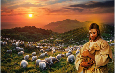 

KumkumArts Jesus Poster 12 x 18 Inch, HD Quality Image, Gloss Paper, Unframed, Qty 1 Paper Print(18 inch X 12 inch, Rolled)