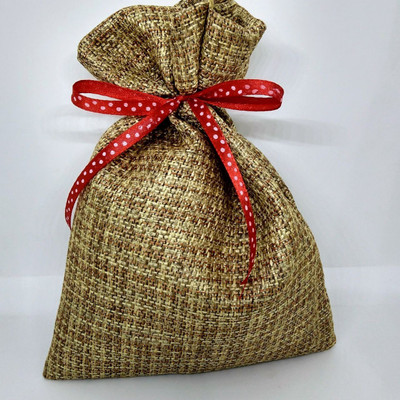 

GiftStation Jute goodie bag Potli(Khaki)
