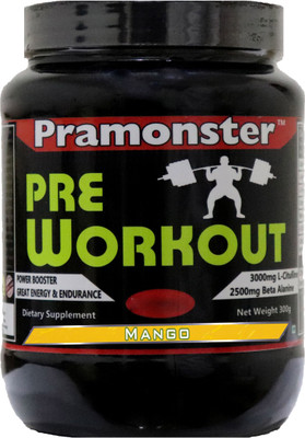 

Pramonster Pre- Workout Energy Booster Formula Nutrition Drink(300 g, MANGO Flavored)