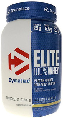 

Dymatize Elite 100% Whey Protein(907 g, Gourmet Vanilla)