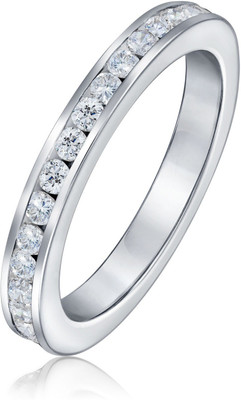 

Bling Jewelry Sterling Silver Cubic Zirconia Silver Plated Ring