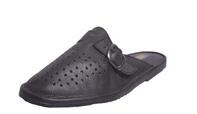 

Footsee Men Black Sandals