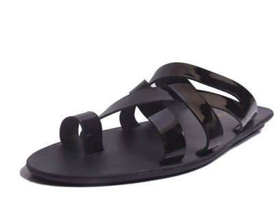 

Footsee Men Black Sandals