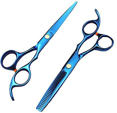 

Confidence Hair Cutting Scissor Kit Including Leather Case Scissors(Set of 2, Blue)