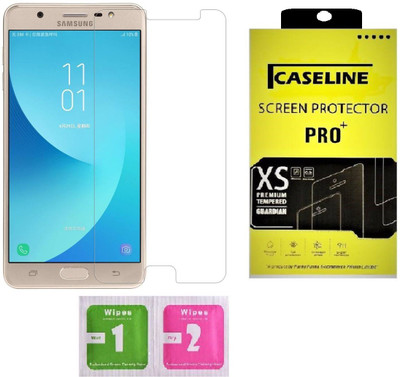 Caseline Tempered Glass Guard for Samsung Galaxy J7 Max(Pack of 1)