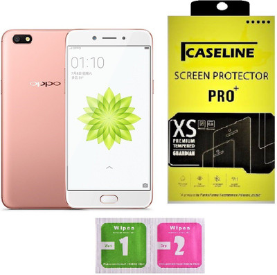 Caseline Tempered Glass Guard for Oppo A77(Pack of 1)