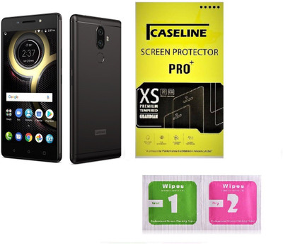 Caseline Tempered Glass Guard for Lenovo K8 Plus(Pack of 1)