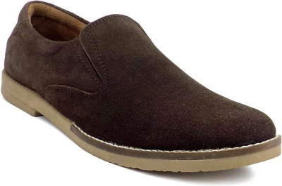 

Ripley Genuine Leather Brown Nero Series Loafers For Men(Brown, Suede leather brown