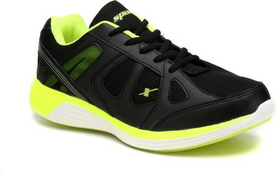 SM-317 Running Shoes For Men  (Black, Green)
