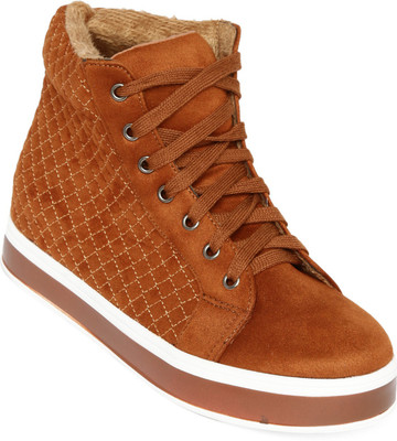 

Flat n Heels Sneakers For Women(Tan