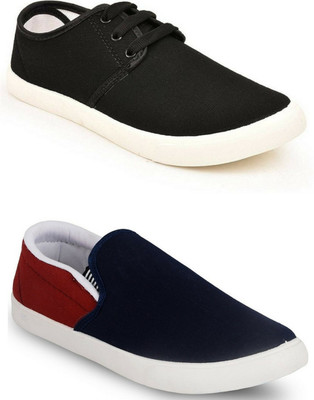 

Adclicks 2-Pair-Combo Loafers For Men(Multicolor