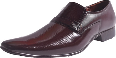 

Footsee Slip On For Men(Brown, Cherry