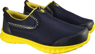 

Action Synergy Men's 7185 NavyBlue/Yellow Sports Running Shoes For Men(Blue