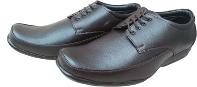 

sri men Rock-Star Lace Up For Men(Brown, Dark coffee