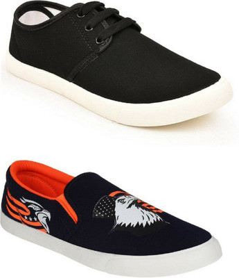 

Adclicks 2-Pair-Combo Loafers For Men(Multicolor