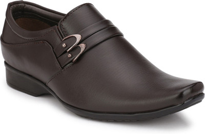 

Levanse Slip On For Men(Brown, Matte brown
