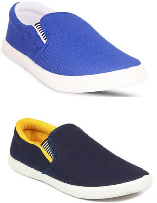 

Adclicks 2-Pair-Combo Loafers For Men(Multicolor