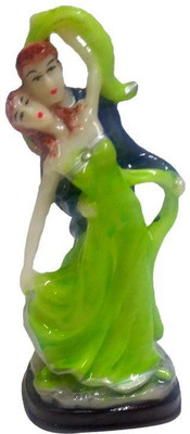

FABZONE Valentine Romantic Love couple Statue - Handicraft Decorative Home Interior & Table Décor Figurine / Marriage Wedding Anniversary Antique Gift item Decorative Showpiece - 12 cm(Polyresin, Multicolor)