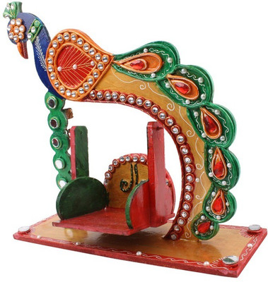 

Poojan Handicfart Decorative Showpiece - 30.48 cm(Wooden, Multicolor)