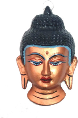 

AIR9999 Lord Buddha Face Wall Hanging Home Decor Buddhism Metal Art ( BIG ) Decorative Showpiece - 0 cm(Iron, Multicolor)