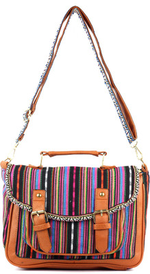 

RAMPOSH Women Casual Multicolor Cotton Sling Bag